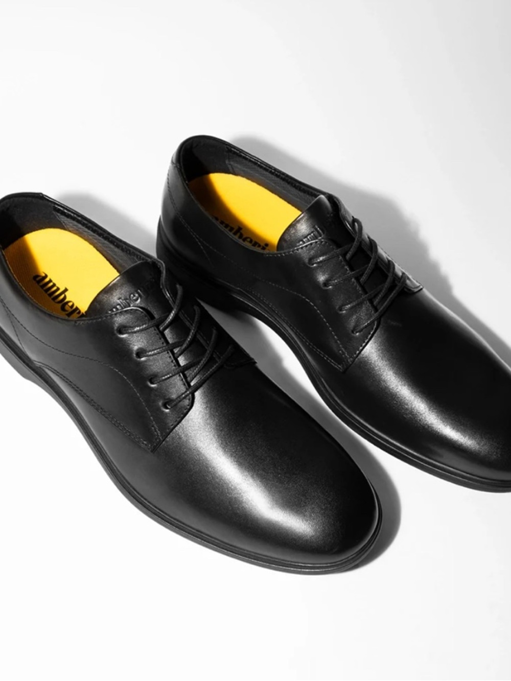 Amberjack The Original (classic) Dress Shoes In Obsidian Black Men’s Size 9.5M - Picture 6 of 15